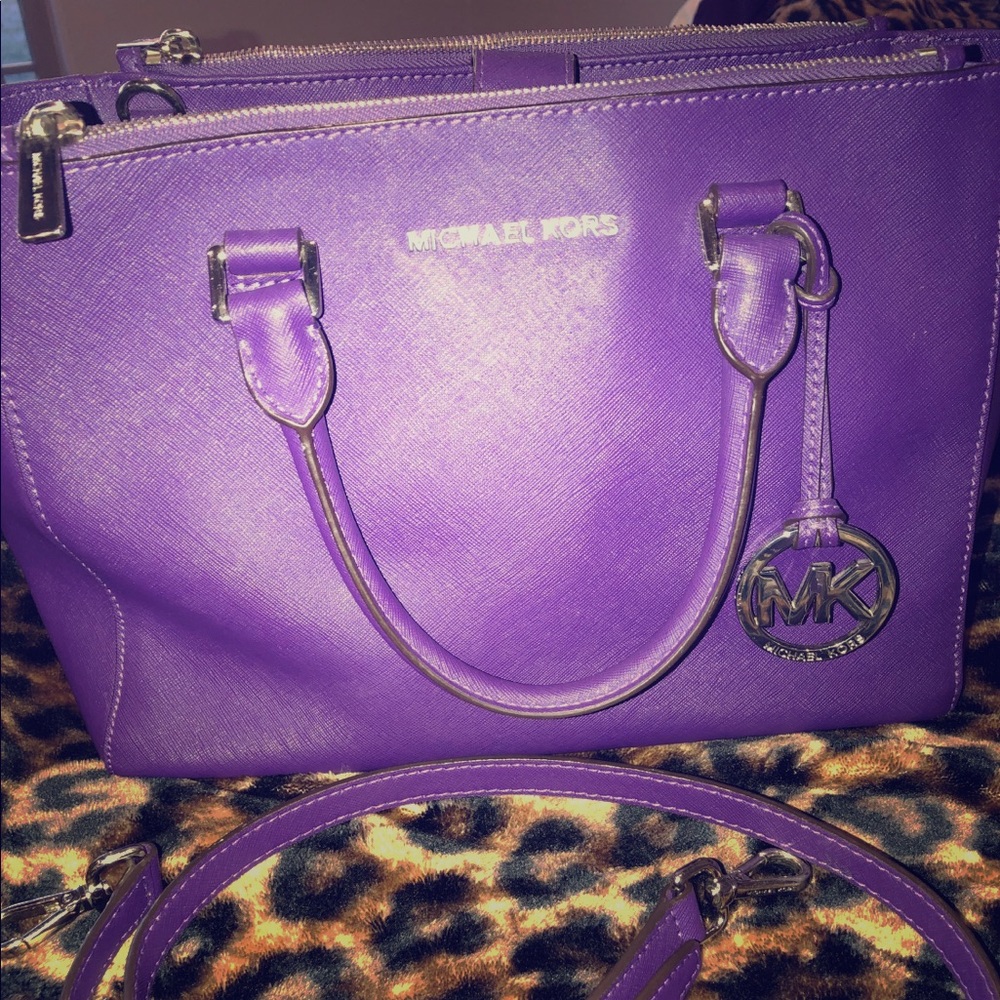 Michael Kors Purple Bag